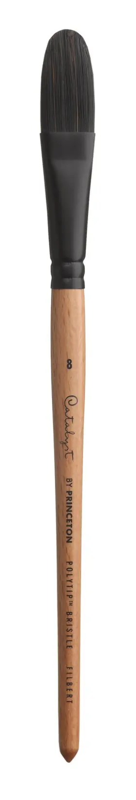 5a00304v-1h1mb Pacon 757063645913 Princeton Catalyst Polytip Brush-short Handle Filbert Size 8 -