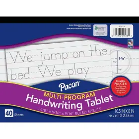 Pac2478 Pacon Corporation Handwriting Paper Zaner-bloser Grades Pre-k And K