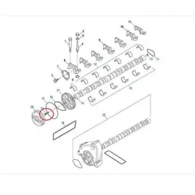 640031 Pai Screw M20 X 1.5 100 Flanged Hex Head 10.9 Class For