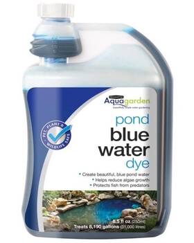 Pennington 100551545 Penn Aqua Pond Blue Wate Wildlife Safe Reduce Algae Growth 8190 Gallons 8.5 Oz