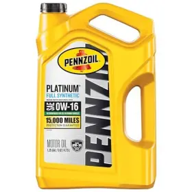 550049263 Pennzoil Platinum Full Synthetic 0w-16 Motor Oil 5-quart Single