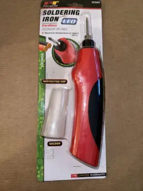 Performance Tool 039564106415 W2000 8-watt Cordless Soldering Iron New