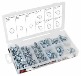 W54251 Performance Tool 039564542510 6 Pack Grease Fitting Assorted 100-pk.