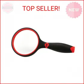 W15038 Performance Tool 4x Magnifying Glass With Comfort Grip Handle For Precise