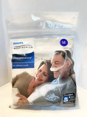 1124987 Philips Respironics Dreamwear Full Face Mask With Cushion And Headgear - Medium New