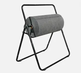 57702 Pig New Adjustable Roll Dispenser 16-32 Inch Wide Steel Frame Black Paint