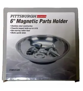 57464 Pittsburgh Automotive Stainless Steel 6 Inch Magnetic Part Holder Automotive/workshop Holds 4.4lbs New