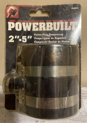 Powerbuilt 648433 Piston Ring Compressor Range From 2 Inch To 5 -
