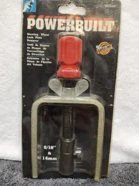 648466 Powerbuilt Steering Wheel Lock Plate Remover - New Old Stock