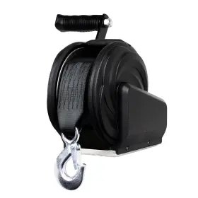 21400-w-1400-6-b-r Powerwinch Select Series Winch 1 400lb 6 Inch Crank Arm - Carbon Black