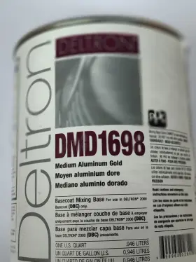Dmd-1698 Ppg - Delron Nxt Dmd 1687 Medium Satin Aluminum Mixing Base Color One Quart