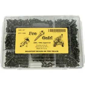 1250-0298 Pro Gold Coarse Thread 1/2 Inch Ice Screws -