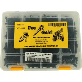 1250-0306 Pro Gold Coarse Thread 3/4 Inch Ice Screws -