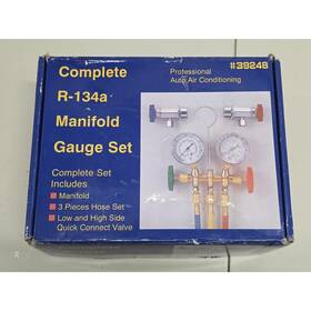 Professional Auto 39248 Complete R134a A/c Manifold Gauge Set - Hvac Diagnostic And Recharge Tool