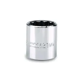 J5221m Proto 3/8 Inch Drive 12pt Socket 21mm Usa Made