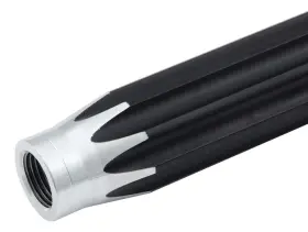 62-480 Quickcar Racing Products 5/8 Aluminum Scalloped Tube - 48 Inch