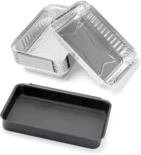 Qm-7515 Qulimetal 93305 Catch Pan With 20 Pack 6415 Drip Pans For 8.6