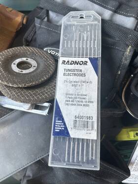 Radnor 64001985 10 Piece 5/32 Inch X 7 2% Ceriated Tungsten Electrode Ground Qty