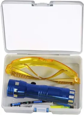 Jsuy-50043 Ragyzity Ac Leak Detector Kit Automotive Auto Air Conditioner Flashlight