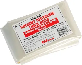 Rbl Products 689427002318 231 - 5 Gallon Solvent Recycling Liner Bag 24 Inch X 19