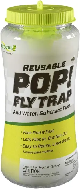 Pftr-bb4 Rescue Pop Fly Trap Large Reusable For Outdoor Use