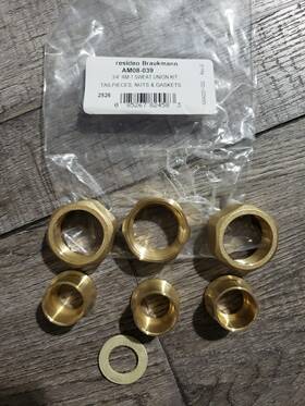 Resideo Braukmann Am08-039 Parts 3/4 Inch Am-1 Sweat Union Kit Read