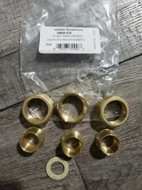 Am08-039 Resideo Braukmann Parts 3/4 Inch Am-1 Sweat Union Kit Read