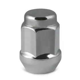 8440k6-c Rhi Automotive 1/2ft Closed End Bulge Acorn 18 Point 6 Lug 1.38ft Chrome 19 Lugs/ 4 Locks/ 1 Ke