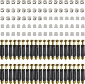 40mm-type Risbay Rsb-2095 40sets Cam Fittings With Dowel And Pre-inserted Nut For A Black