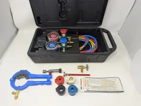 13136 Robinair A/c R-134a Manifold Gauge Set With 72 Inch Hose And Couplers More