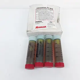16356 Robinair Universal A/c Dye Four Replacement Cartridges Pinpoint Leaks System