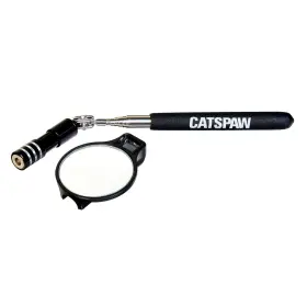 17955 Royalty Parts Direct Mayhew Steel Products 2 Inch Diameter Lighted Inspection Mirror Brand New