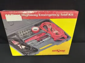 010-4387 Ruff Ready Tools Tools-22 Piece Highway Emergency Tool Kit Brand New/factory Sealed