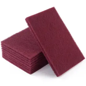 Ym610-1 S Satc 6 Inch X 9 Maroon General Purpose Scuff Pads 10 Pack Automotive