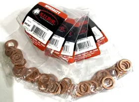 Srrbrc247 S.u.r. & R. Auto Parts Inc And Brc247 12mm Copper Washer 10/pk Sealing Washers Lot Of 50