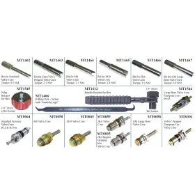 Mt1625 Santech Industries Valve Core Bit Driver Set With Palm/handle Ratchet