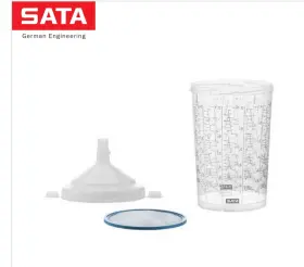 1010545 Sata Multi Purpose Rps Disposable Cups With Lids And Filters 0.6l 60/bx