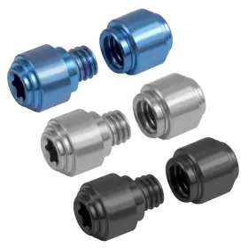 D23014 Savita 3 Sets Thumb Knobs Titanium Screws 5 Mm Diameter Colours