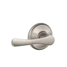 Schlage 043156293209 Door Lever Hall And Closet Passage Lock Satin Nicke