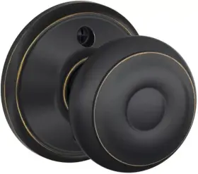 Schlage 043156914869 Sets 6 F170 Geo 716 Knob Dummy Georgian Antique Brass Ansi Gr 2