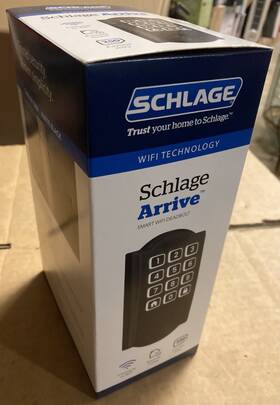 Schlage Be459wbvcam622 Arrive Smart Wifi Deadbolt Be459wbcam622