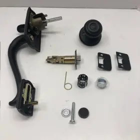 Fe285cam716geo Schlage Camelot Front Entry Handle Georgian Interior Knob - Niob