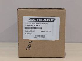 Schlage L9080b-02a-626 L9080bd 2a 626 Commercial L9080bd02a626 Storeroom Mortise Lock