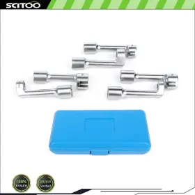 Cb10754te822s Scitoo 1/2 Inch Diesel Injector Line Sockets Fuel Remover Tool Drive 6pc 12mm - 19mm