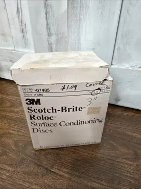 051131-07485 Scotch-brite 21 Qty 3m Roloc Surface Conditioning Discs Coarse 3 Inch