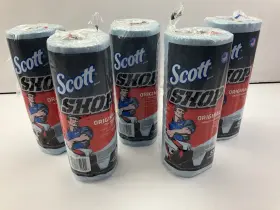 75130-5 Scott Professional Multi-purpose Shop Towels 55 Sheets Per Roll 5 Rolls