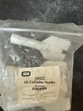 29322 Sem 1k Extrusion Nozzles 6 Pack