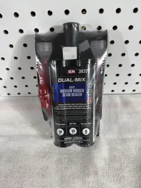 39377 Sem Dual-mix Seam Sealer 7 Oz Cartridge Liquid Dark Gray