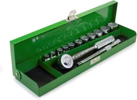 94513 Sk Standard Fractional Chrome Socket Set 1/4 Inch - 7/8 Sockets 1