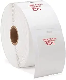 Fb-p9933-45 Slip-n-grip Fb P9933 45 Generic Wht Labels 1 5inx2 25in 500 Roll W Red Oil